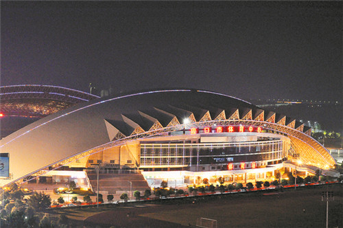 東新區(qū)夜色璀璨，如詩(shī)如畫(huà)