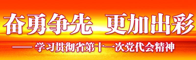 奮勇爭先，更加出彩——學(xué)習(xí)貫徹省第十一次黨代會精神