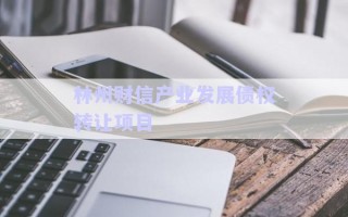 林州財信產(chǎn)業(yè)發(fā)展債權轉讓項目